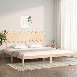 vidaXL Cadre de lit sans matelas 200x200 cm bois massif