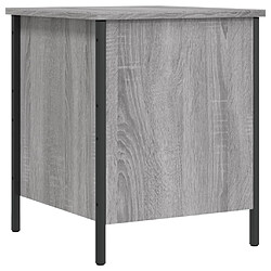 Maison Chic Banc de rangement | Meuble de rangement d'Entrée | Coffres d'Intérieur sonoma gris 40x42,5x50 cm bois d'ingénierie -MN30486