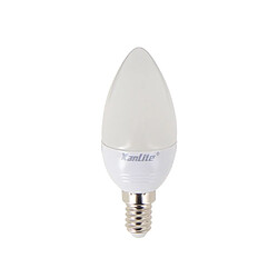 Ampoule flamme LED XANLITE Lisse 470 Lumens E14 2700k Xanlite - Ampoule LED flamme, culot E14, 5,3W cons. (40W eq.), lumière blanc chaud - EV470F