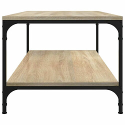 Maison Chic Table basse,Table Console Table d'appoint, Table pour salon Chêne sonoma 80x50x40 cm Bois d'ingénierie -MN53076 pas cher