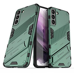 Coque en TPU anti-rayures avec béquille vert pour votre Samsung Galaxy S22 Plus 5G