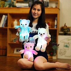 Universal 32 cm Luminus LED Light en peluche en peluche en peluche ours Toyblue