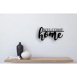 EPIKASA Décoration Murale en Métal Welcome Home pas cher