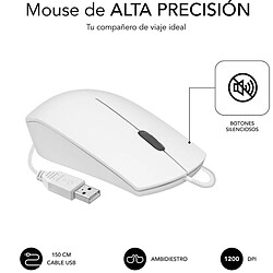 Acheter Teclado y Ratón Subblim Combo Business Slim Silencioso/ Blanco