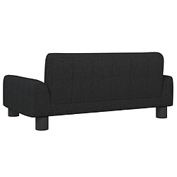 Acheter vidaXL Canapé pour enfants noir 70x45x30 cm tissu