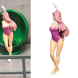 Avis Figurine Miniature Peinte à L'échelle 1:64 Bunny Girl Railway Diorama Collectibles Style D