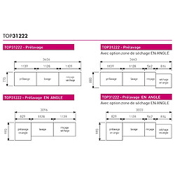 Colged Lave-vaisselle à avancement automatique avec condenseur de buée - Prélavage + Lavage + Triple Rinçage + Séchage - TOP31222