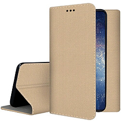 Htdmobiles Housse pour Xiaomi Poco F4 GT 5G - etui coque pochette portefeuille + film ecran - OR MAGNET