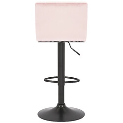 Non Tabouret de bar Jamie velours pas cher