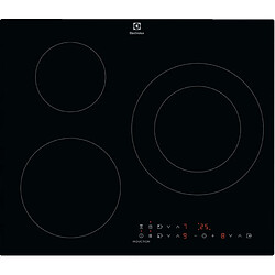 Table de cuisson induction 60cm 3 feux 7350w noir - mit60336c - ELECTROLUX