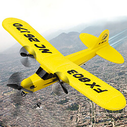 FX-803 2.4G 2CH Télécommande Planeur Planeur Aile Fixe Avion RC Jaune