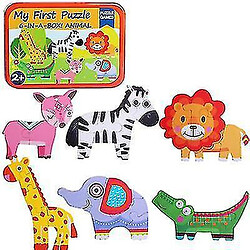 Universal Puzzle en bois pour les enfants, jouets cognitifs animaux et insectes pas cher