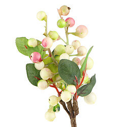 plastique artificielle faux plante fruit baies branches maison café décor rose