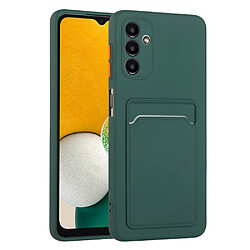 Coque en TPU antichoc avec porte-carte vert foncé pour votre Samsung Galaxy A13 5G