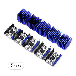 Module de conducteur de moteur pas à pas de 5pcs TMC2208 V1.2 avec le tournevis de radiateur thermique pour l'imprimante 3D1815