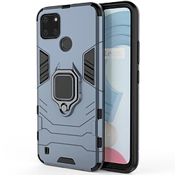 Coque en TPU anti-griffes avec béquille, bleu pour votre Realme C21Y