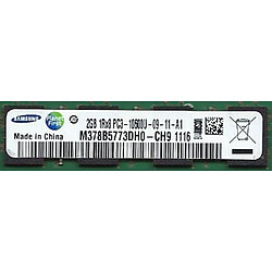 2Go RAM PC Bureau SAMSUNG M378B5773DH0-CH9 DDR3-1333Mhz PC3-10600U CL9 1Rx8 - Occasion