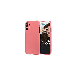 JAYM - Coque Silicone Soft Feeling Rose pour Samsung Galaxy A32 4G ? Finition Silicone ? Toucher Ultra Doux