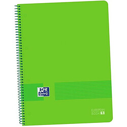 Cahier Oxford Live&Go Vert A4 5 Unités