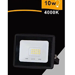 Tradex LED 10 WATT 900 LM IP65 NOIR NATUREL LUMIÈRE FROIDE CHAUDE EK02-10W-N