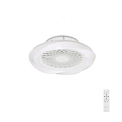 Luminaire Center Plafonnier ventilateur Boreal blanc 1 ampoule 20,8cm