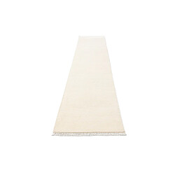 Avis Vidal Tapis de couloir en laine 399x76 beige Darya