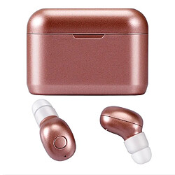 Yonis Ecouteurs Bluetooth Etanche Rose Gold