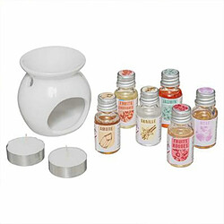 Coffret Senteur Parfumé 10 Pièces Bois 15cm Beige