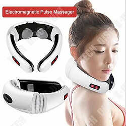 Acheter Tech Discount TD® masseur de cou cervical 3D à impulsion Appareil de massage Electrique Intelligent Multifonctionnel physiothérapie Maison/Bureau