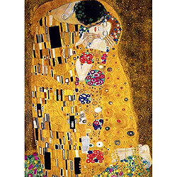 Acheter Puzzle gustav Klimt The Kiss 1000 piAces par Eurographics, Jaune