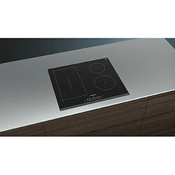 Avis Table de cuisson à induction 60cm 4 foyers 6900w noir - ed651fsb5e - SIEMENS