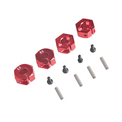 Acheter Le coupleur de base de roues de sortilège 6.0 de pièces de perfectionnement de HSP Unlimited 12mm partie le rouge épais