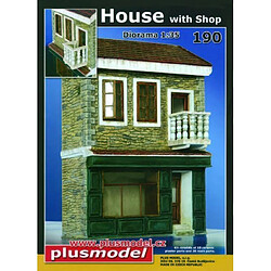 Haus mit Shop - 1:35e - Plus model