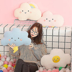 Acheter Universal 48cm mignon carton nuage peluche toys kawaii solaire arc-en-ciel luminaire ciel nuages (nuages solaires)