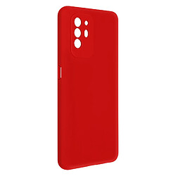 Avizar Coque Oppo A94 5G Silicone Semi-rigide Soft Touch rouge