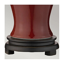 Elstead Lighting Lampe de table avec abat-jour rond conique, Oxblood pas cher