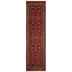 Vidal Tapis de couloir en laine 300x81 rouge Bidjar pas cher