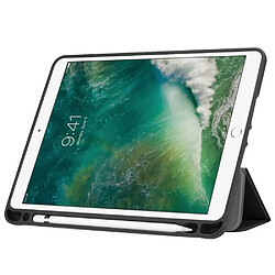 Avis Etui en PU triples noir pour votre Apple iPad 9.7 pouces (2018)/Air 9.7 pouces (2017)/Air 2/Air