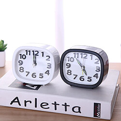 Elixir Petite horloge de bureau d'étudiant de chevet simple, cuisine de bureau de voyage à piles Whitesquare pas cher