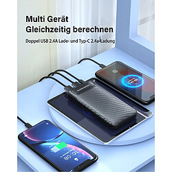 Acheter SANAG Lot De 2 Batteries Externes De 10600 Mah - Minces Et Puissantes - Entrée Et Sortie Usb C - Chargeur Portable Avec 4 Ports - Compatible Avec Les Smartphones, Montres Intelligentes, Etc.