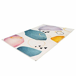 Paris Prix Tapis Tissé à Poils Plats Picassa II Multicolore 160 x 230 cm