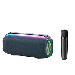 Yonis Enceinte Bluetooth Portable 20W Son HD Design Unique Autonomie 6H Micro Intégré