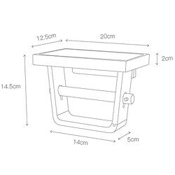 Universal Porte-papier hygiénique pour la salle de bains Serviettes hygiéniques pour la maison Serviettes en papier Tubes en bois Porte-rouleaux hygiéniques simples | Porte-papier (marron) pas cher