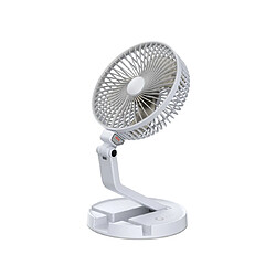 F02 Petit Ventilateur de Bureau Mural Pliant Portable avec Lampe de Table Équipement de Refroidissement USB Stockage Rétractable de Bureau de Bureau