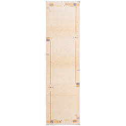 Vidal Tapis de couloir en laine 302x84 beige Darya