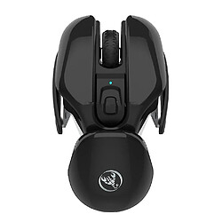 Universal T37 2,4 GHz 1600dpi souris muet sans fil réglable à 3 modes (noir)