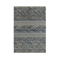 Thedecofactory VINTAGE IN&OUT - Tapis pour intérieur-extérieur chevron noir 133x190