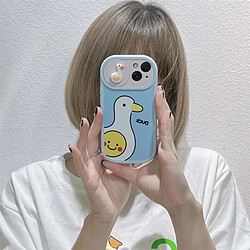 Avis GUPBOO Étui pour iPhone12Pro Smiley Push Window Canard Cartoon Coque de téléphone Silicone