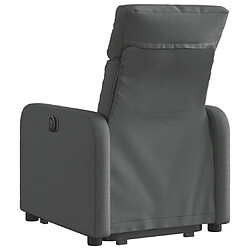 Acheter vidaXL Fauteuil inclinable électrique gris foncé tissu