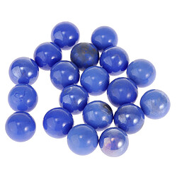 20x 16mm billes de verre clair enfants jeu jouet vase aquarium décor bleu